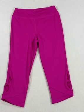 Tek Gear Girls’ Hot Pink Cropped Legging Athletic Activewear Size L 10/12